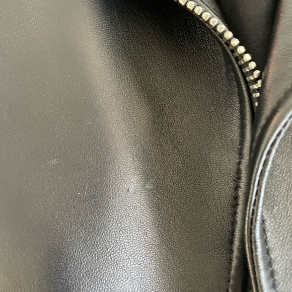Acne studios black leather jacket - Picture 6 of 8